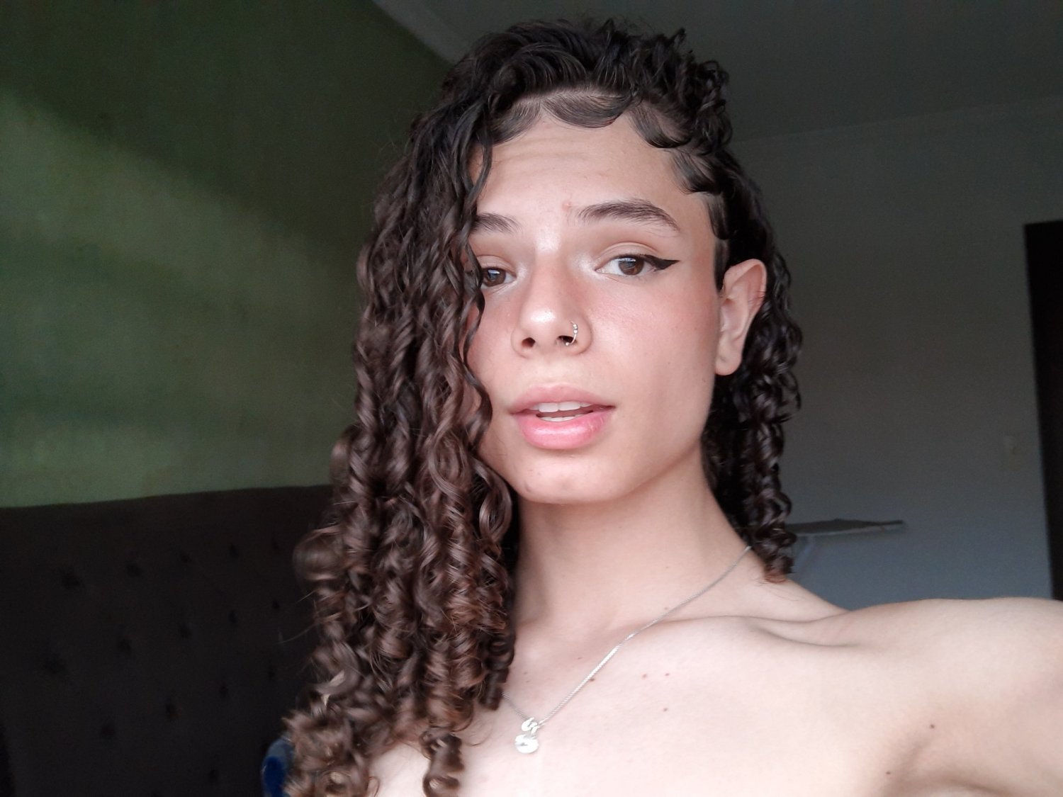 Curly latina shemale with big cock and perfect ass #8tXMAWbA